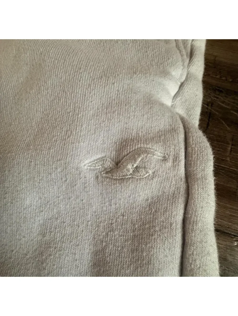 Women’s Hollister Ultra High-Rise Logo Gray/white Sweatpants Pants Joggers sz‎ S